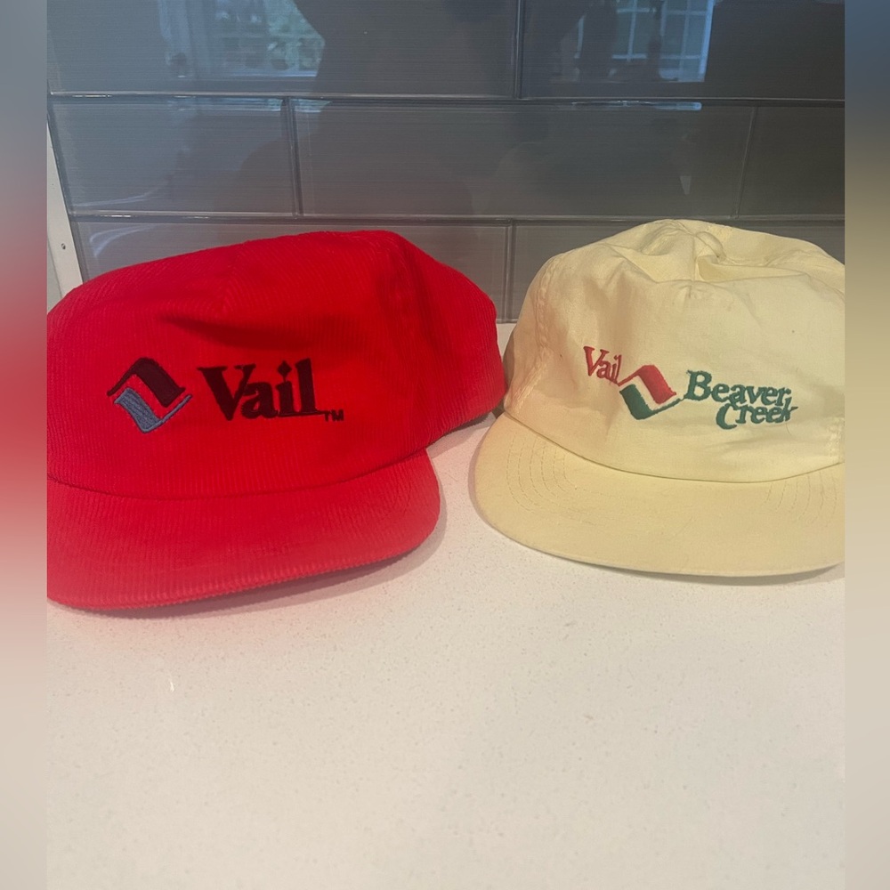 Vintage VAIL Hats - bundle of 2 hats
